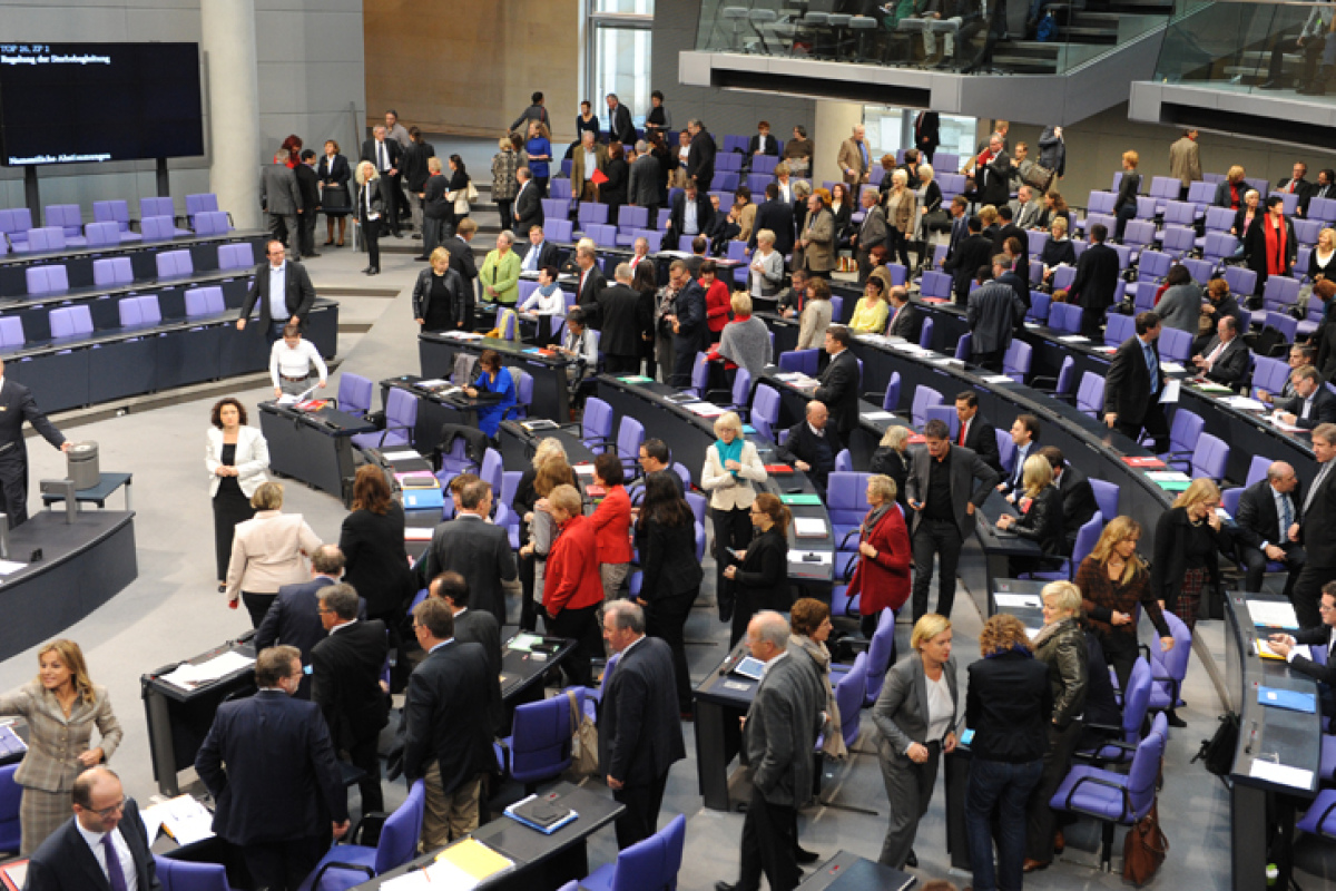 Abstimmung zum Sterbehilfegesetz im Deutschen Bundestag