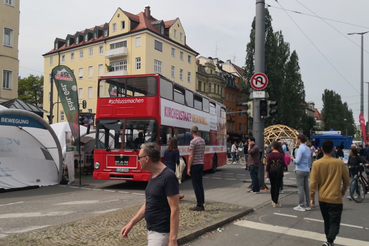 Auf dem Weg zum "Corso Leopold"