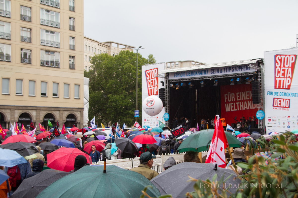 Demo gegen CETA und TTIP