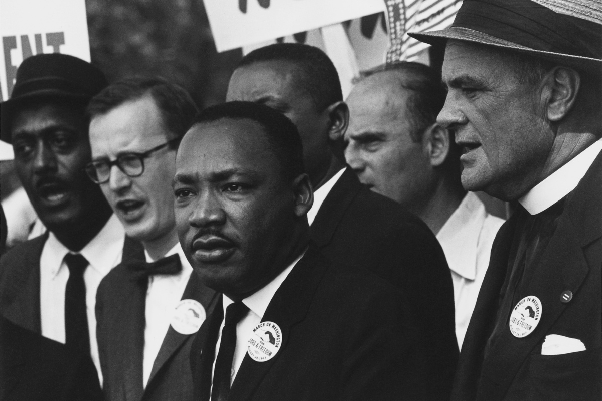 King auf dem Marsch auf Washington (1963)