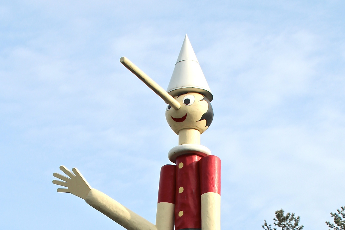 Statue im "Parco di Pinocchio", Pescia.
