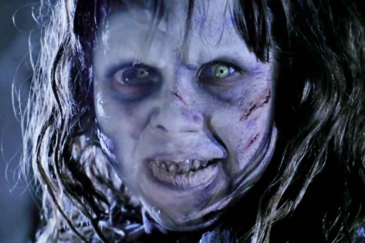 Linda Blair in dem Horrorfilm „Der Exorzist“ von 1973