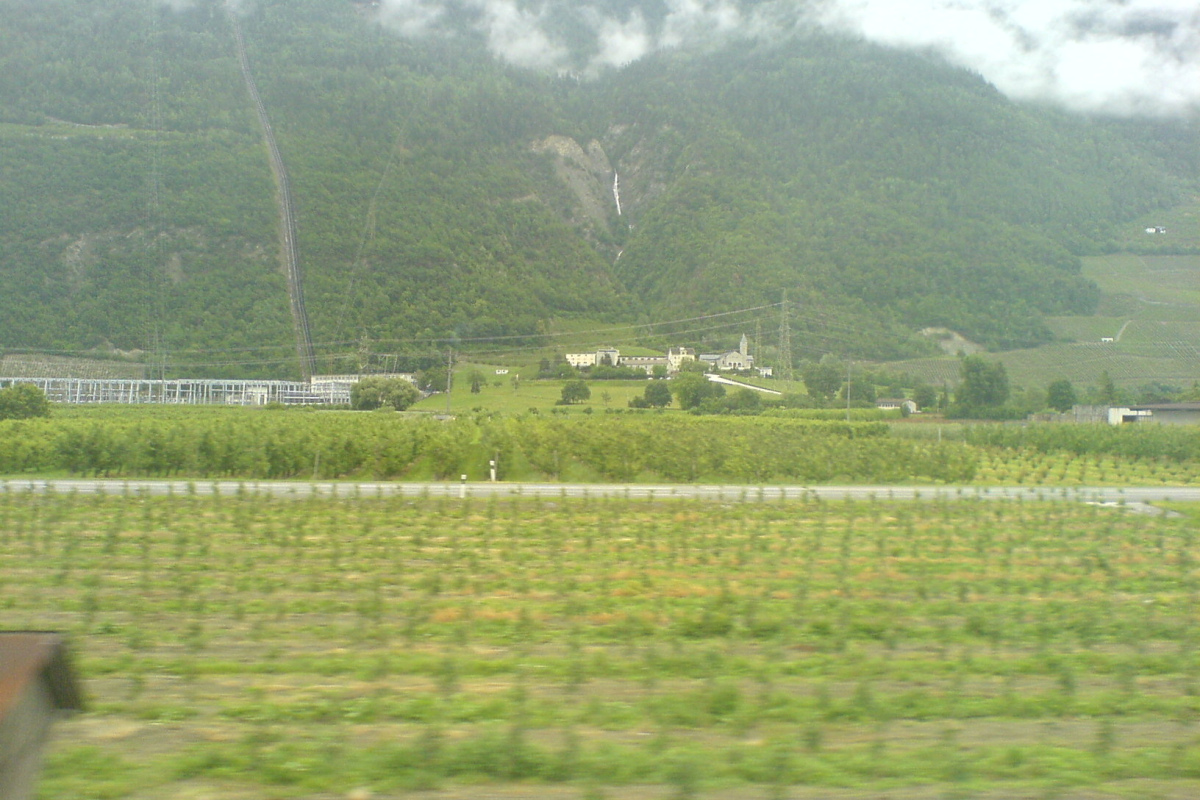 Écône in Valais/Wallis, Schweiz