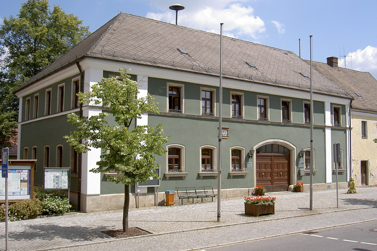 Das Rathaus von Eslarn
