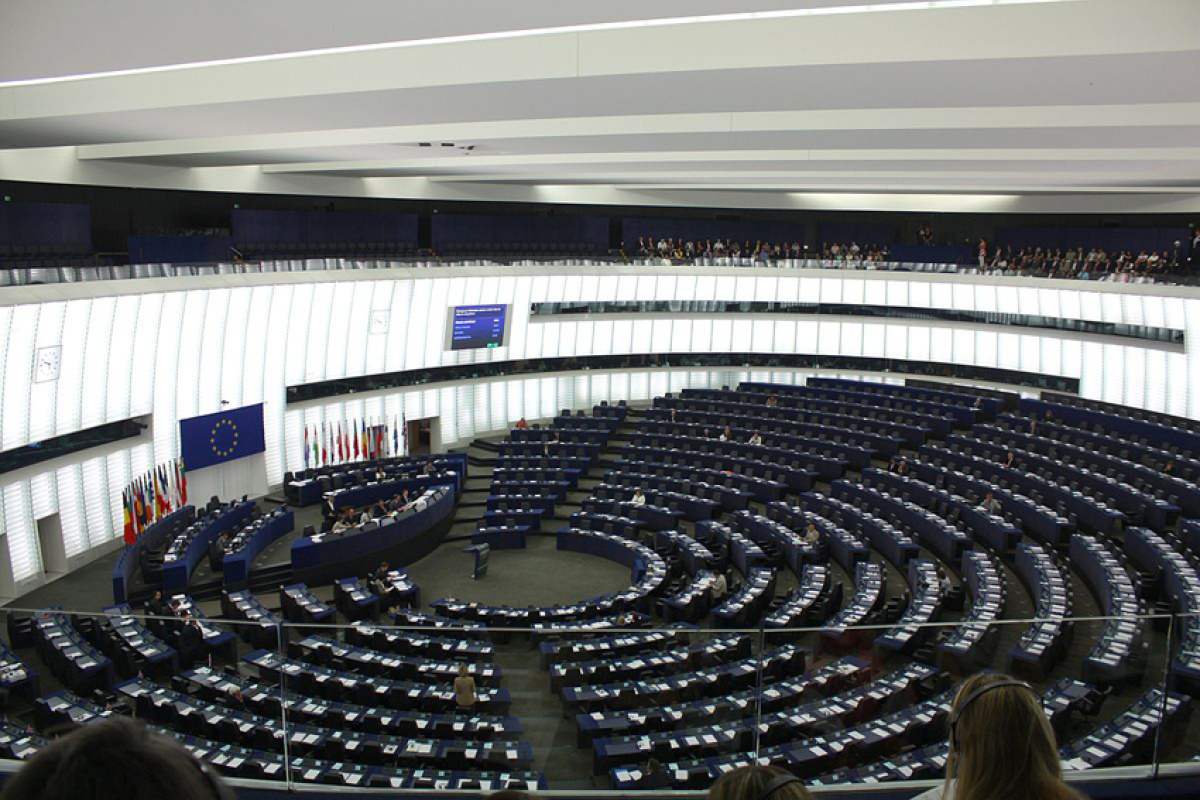 Plenarsaal des Europäischen Parlaments in Straßburg