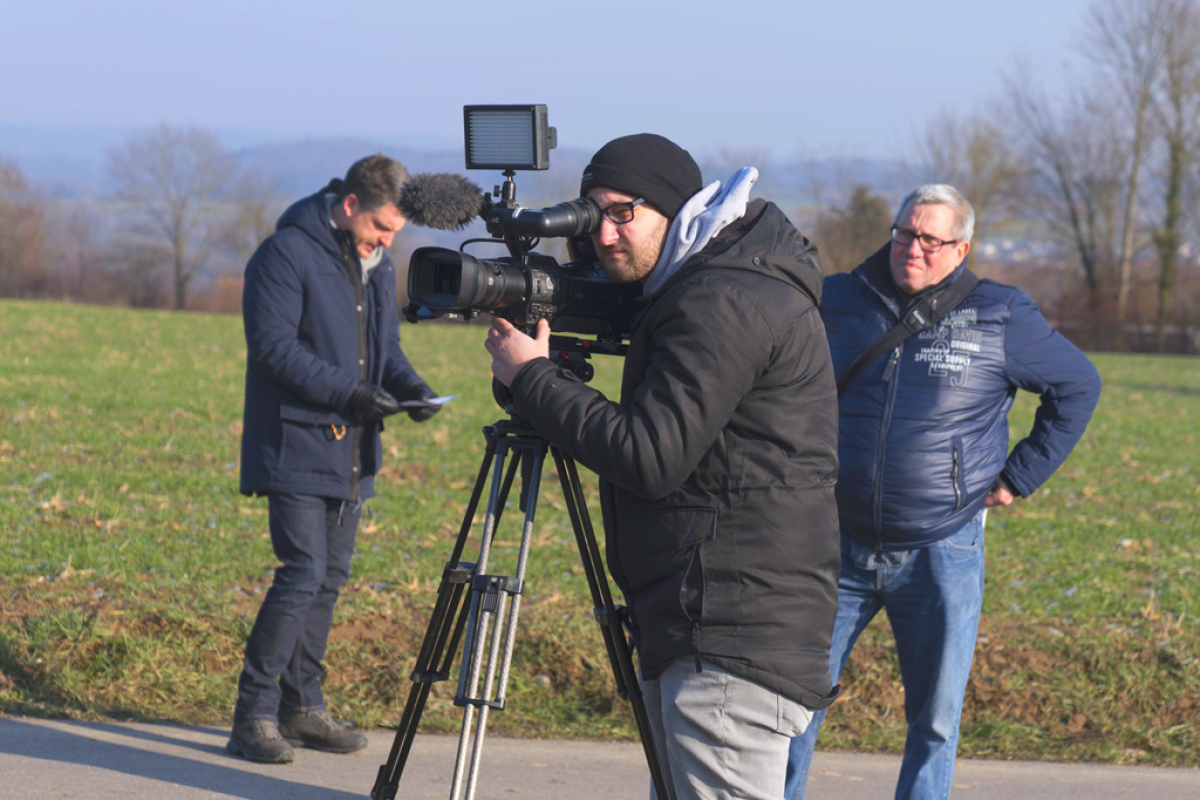 Ein Team des Rhein-Neckar-Fernsehens war auch vor Ort