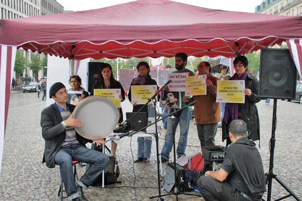 Protest für Menschenrechte im Iran (2011)