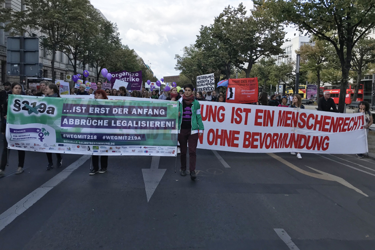 Demonstration für sexuelle Selbstbestimmung 2018