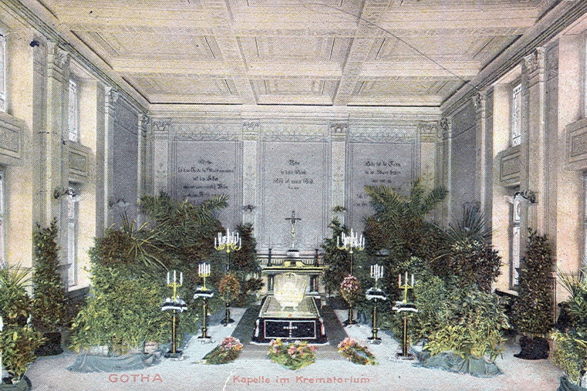 Krematorium in Gotha, Feierhalle von 1913