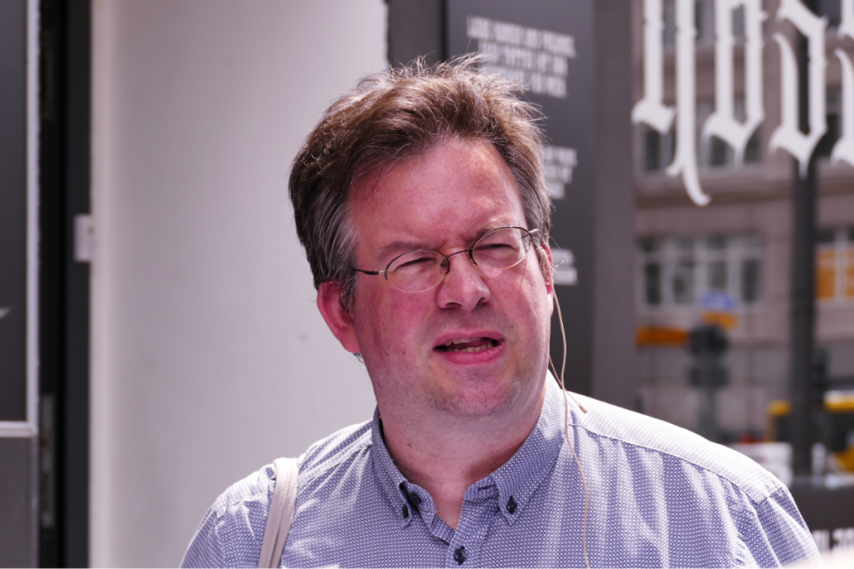 Olaf Schlunke, Leiter des Kulturhistorischen Archivs beim HVD Berlin-Brandenburg