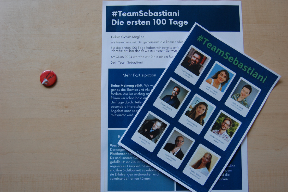 Das "100-Tage-Programm" des "Team Sebastiani"