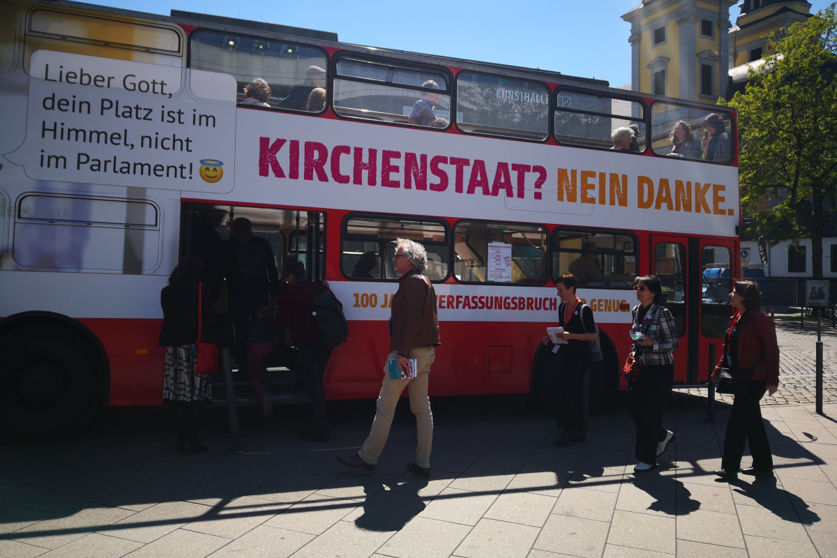 Der Bus in Düsseldorf