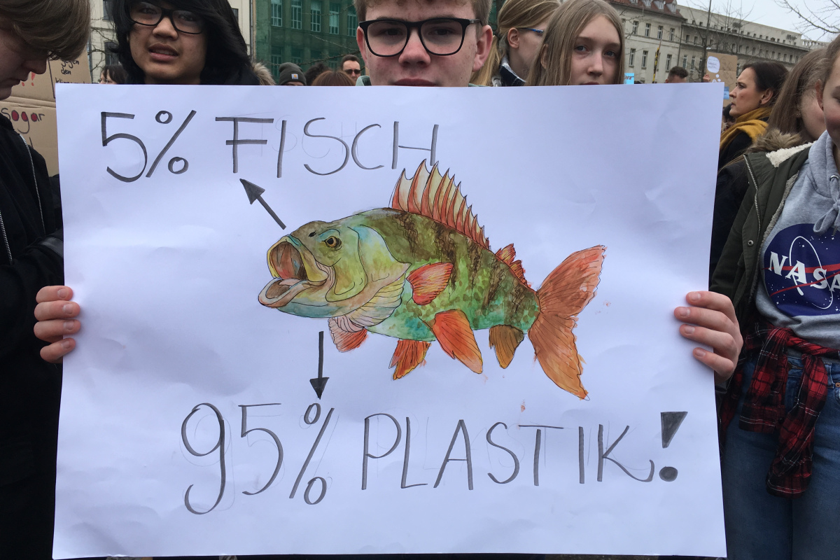 Schülerprotest gegen die Untätigkeit angesichts des Klimawandels