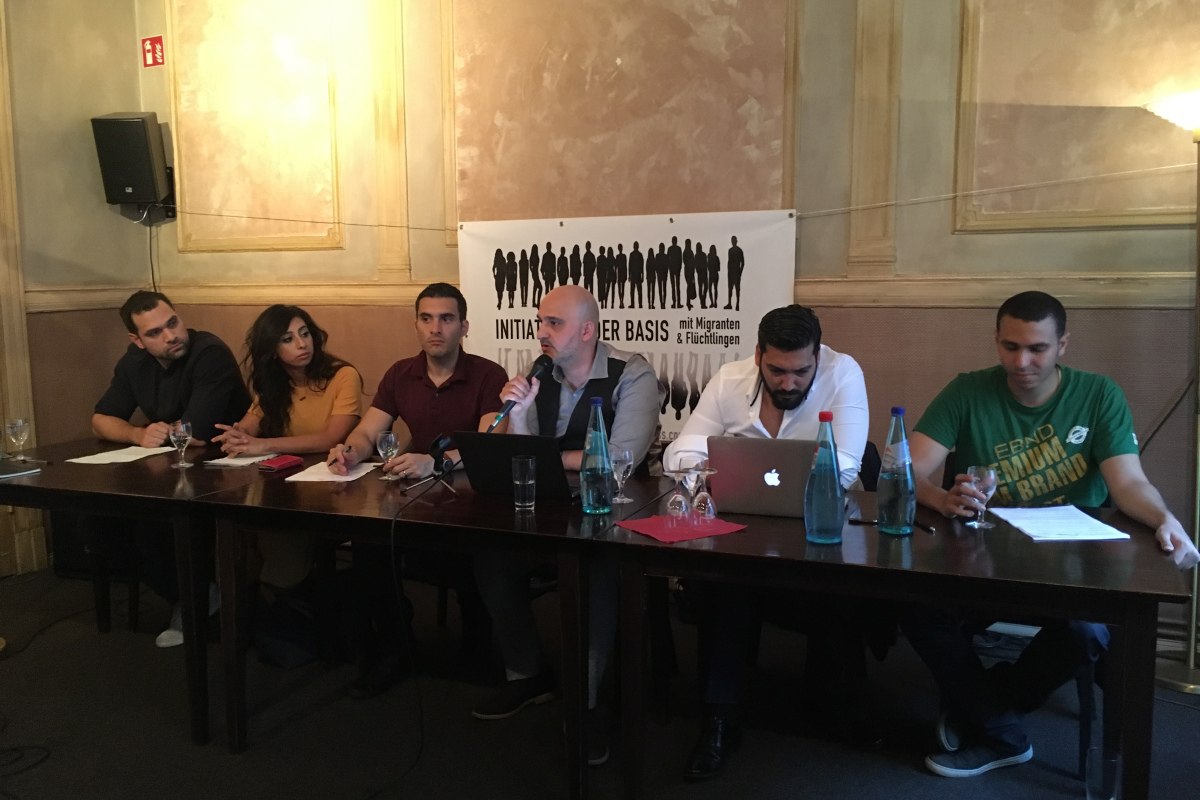 Das Podium der "Ex-Muslim-Konferenz"