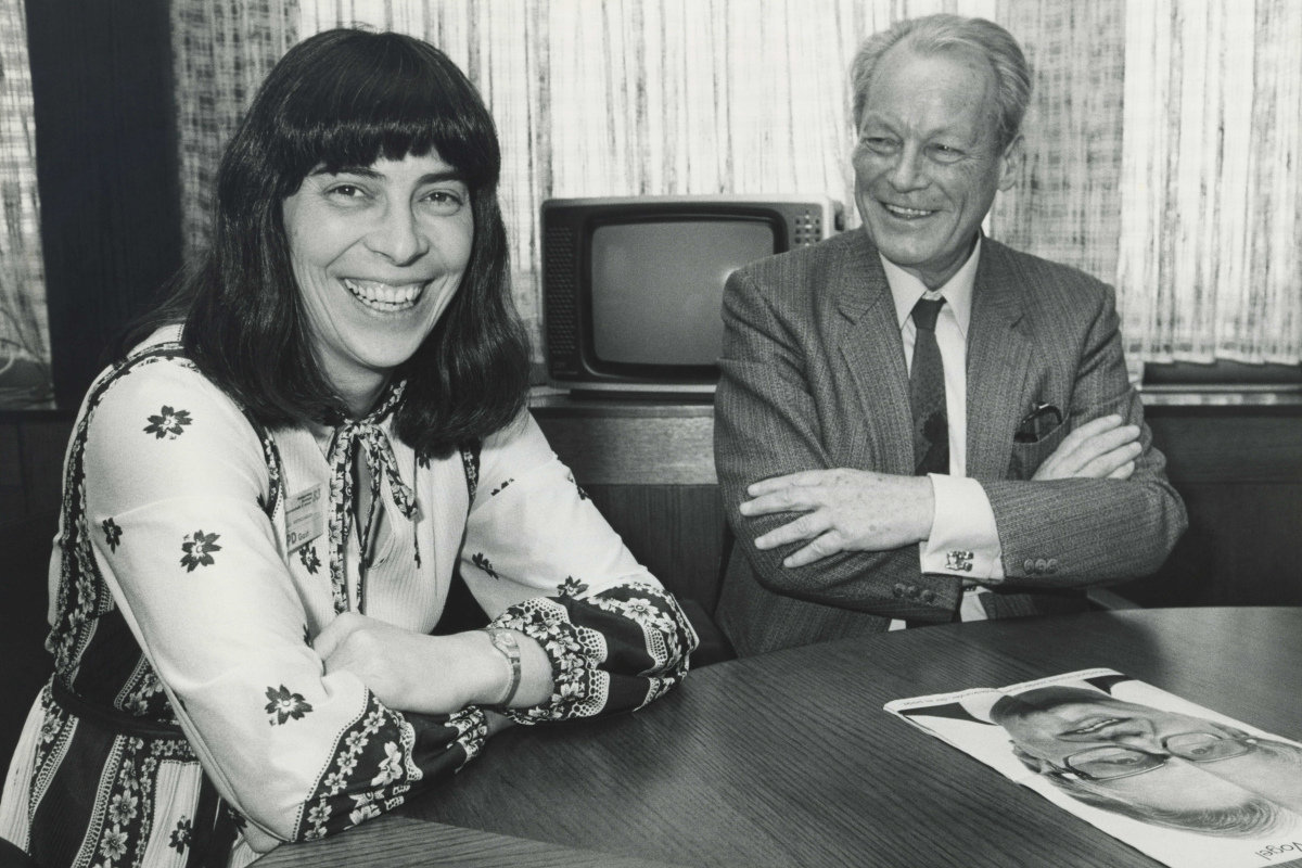 Ingrid Matthäus-Maier und Willy Brandt