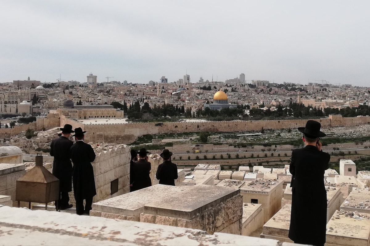 Ultra-orthodoxe jüdische Gläubige
