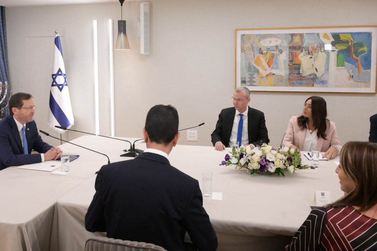Präsident Isaac Herzog empfängt Abgesandte von Likud