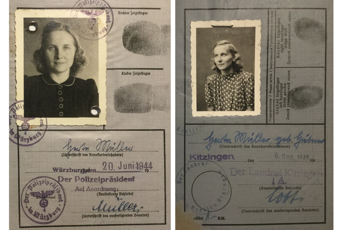 Kennkarten 1944 und 1946
