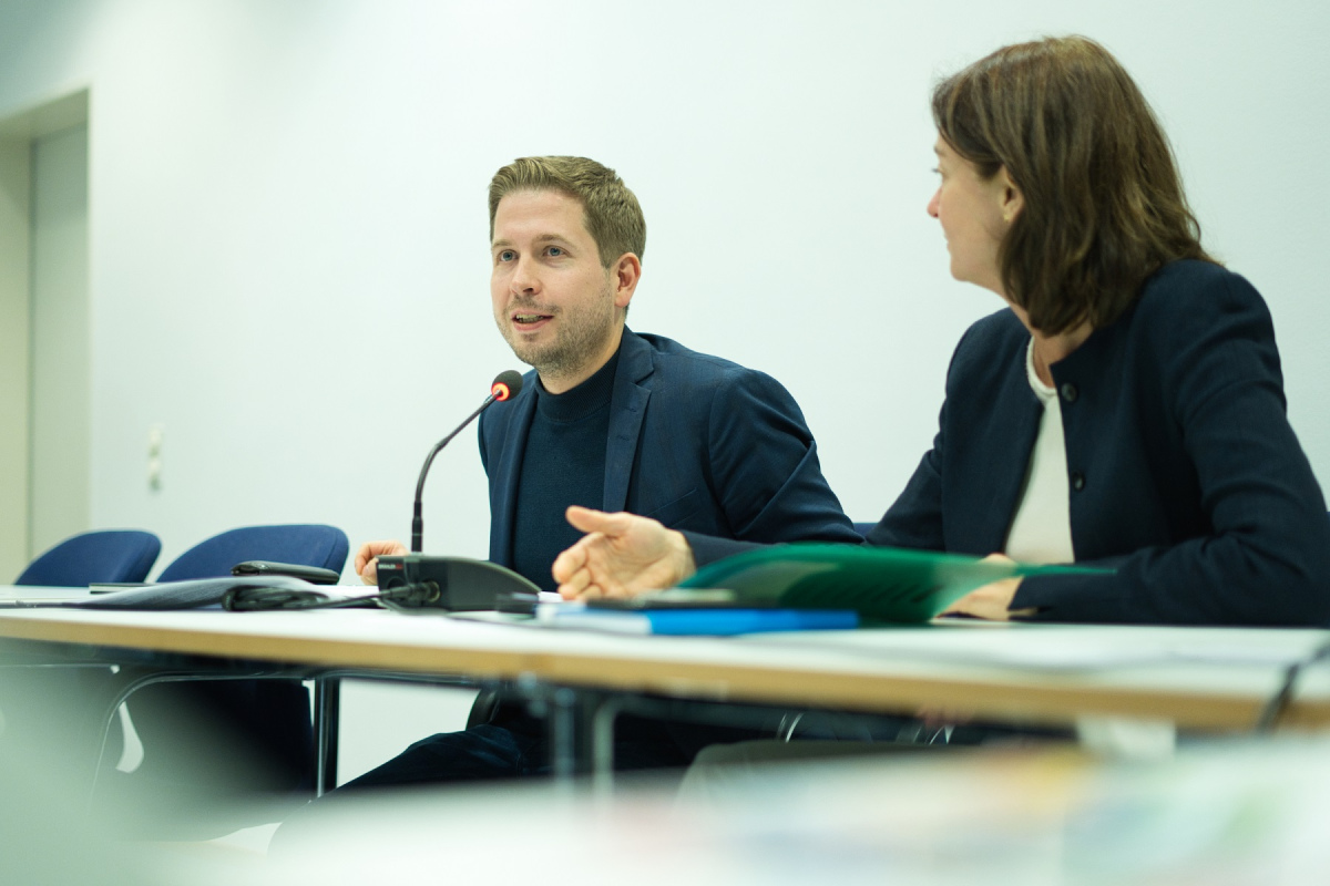 Kevin Kühnert und Katarina Barley
