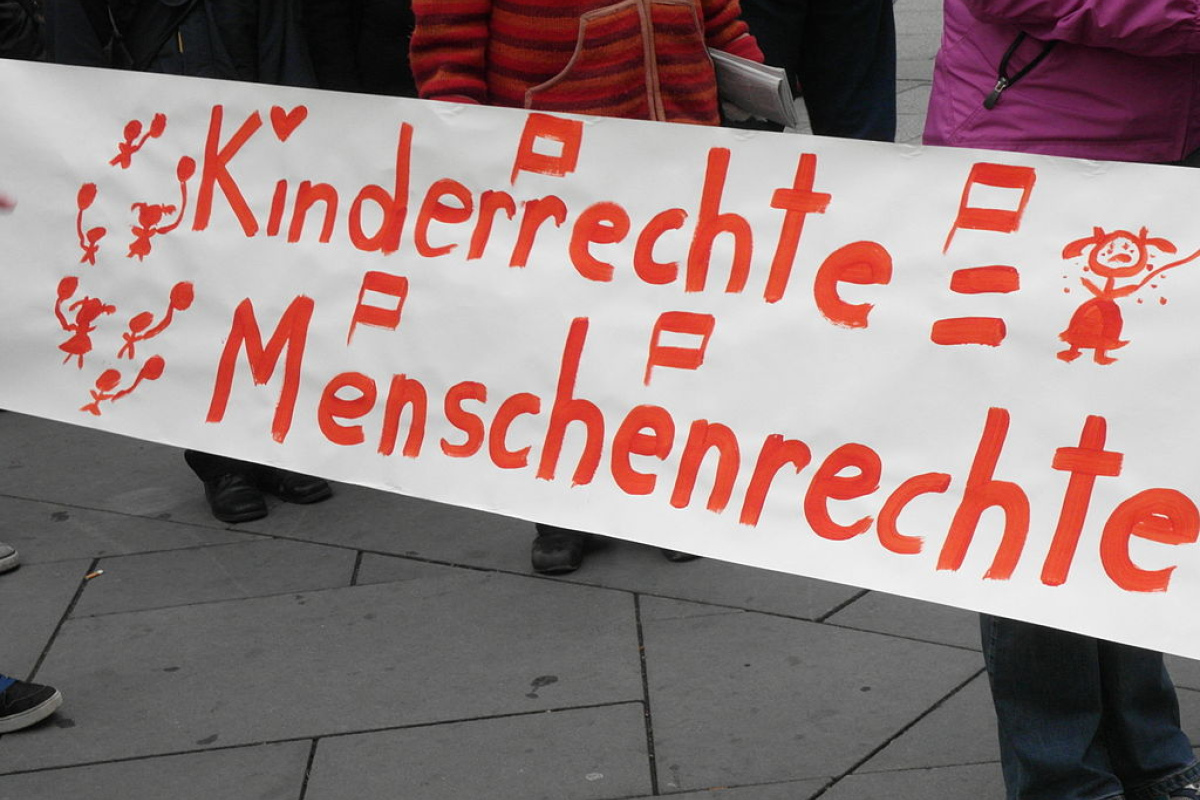 Demo am "United Nations Children's Rights Day" (Wien, 2010)