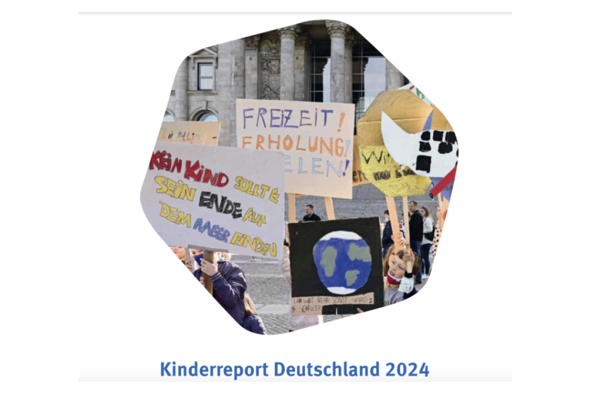 Deckblatt des Kinderreports 2024