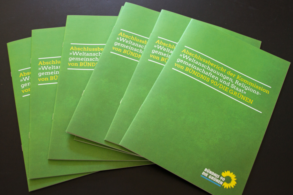 Abschlussbericht der Kommission "Weltanschauungen, Religionsgemeinschaften und Staat" von Bündnis 90/Die Grünen
