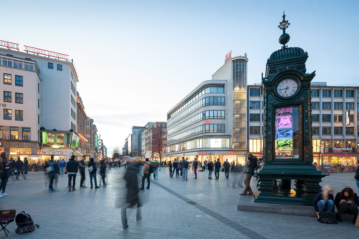 Der "Kröpcke" in Hannover