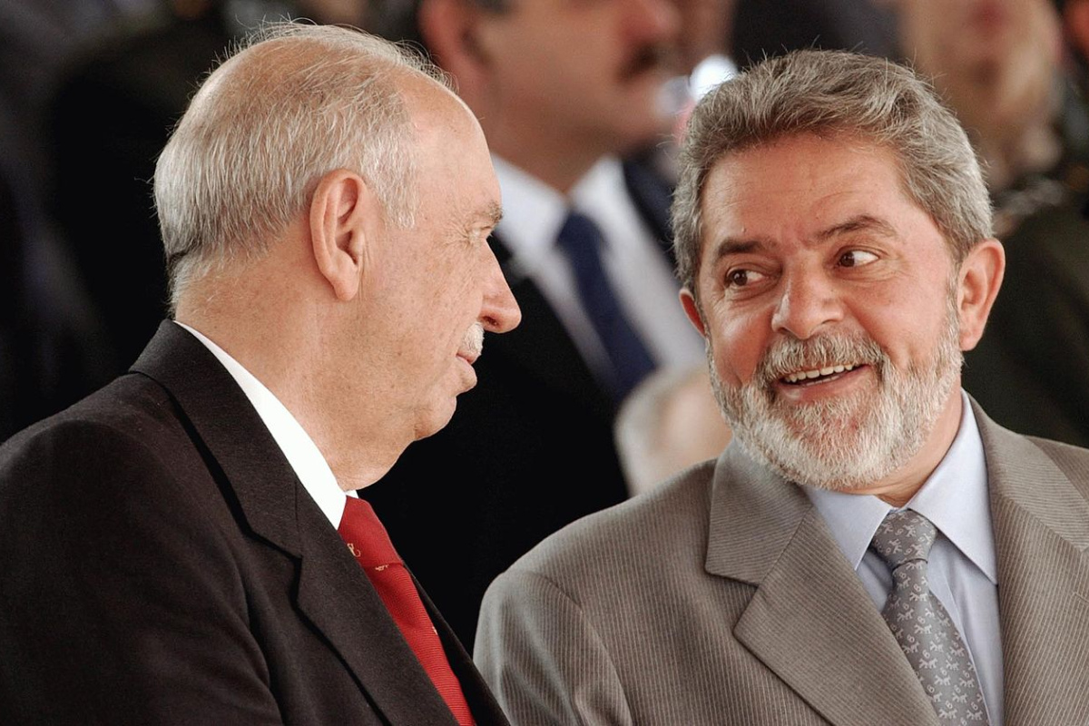Luiz Inácio Lula da Silva (rechts)