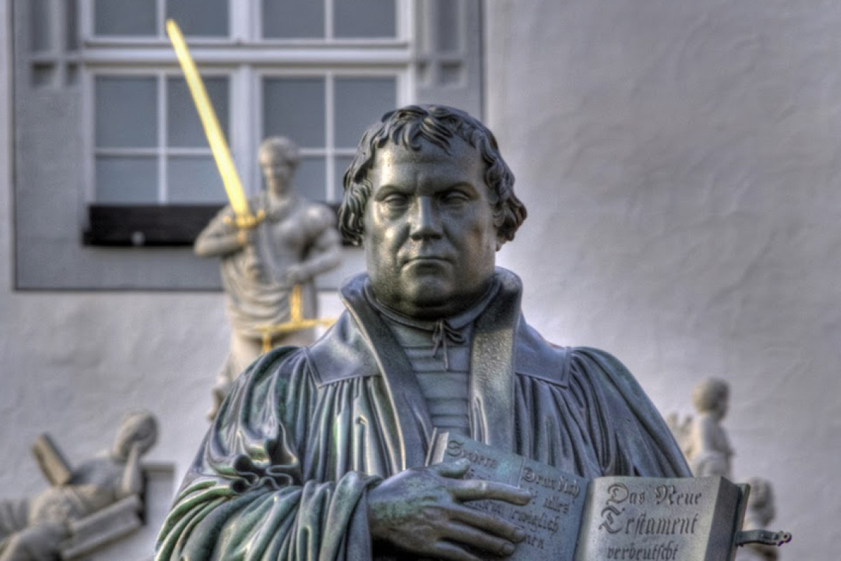 Luther-Denkmal in Wittenberg