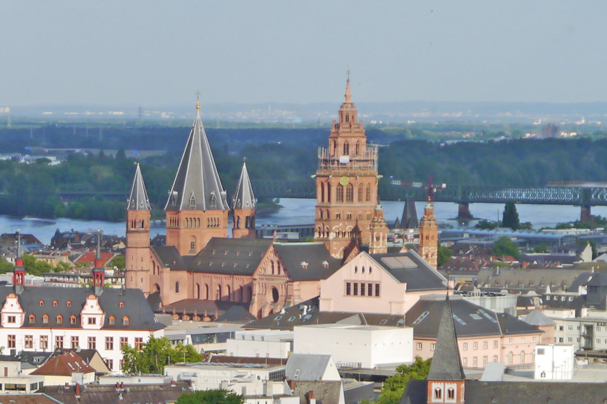 Blick auf Mainz