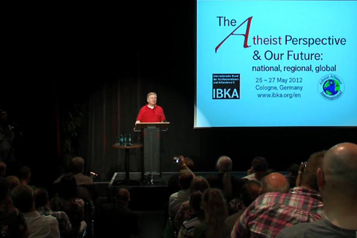 Michael Nugent bei der Convention 2012