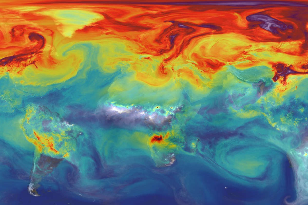 NASA-Simulation zu CO2-Gehalt und globaler Erwärmung