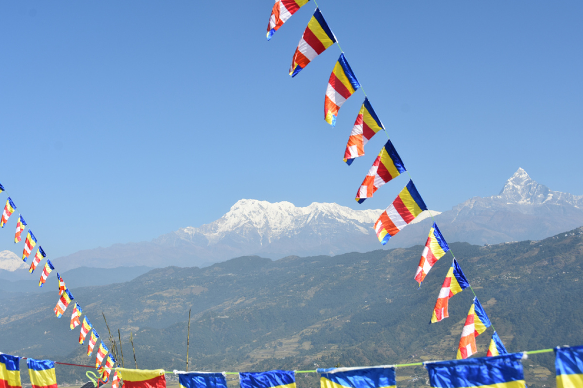 Blick zum Himalaya