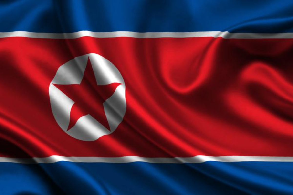 Fahne von Nordkorea