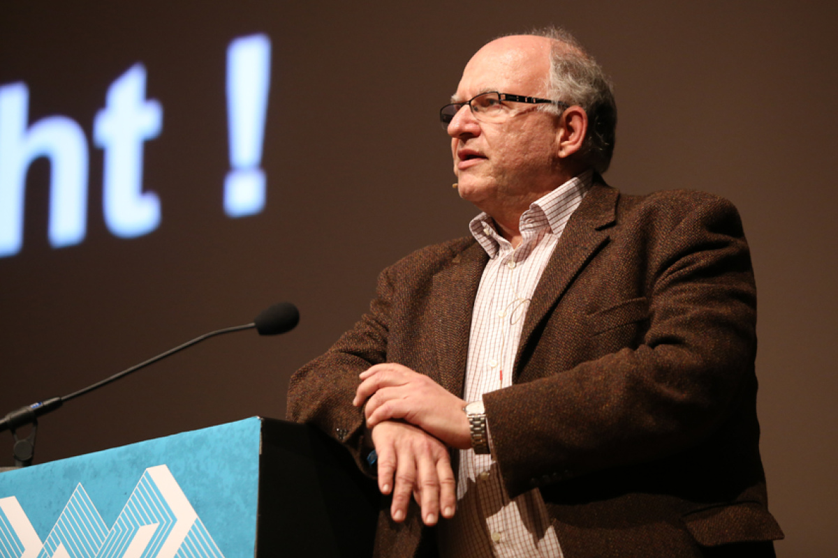 Peter Schaar beim 30. Chaos Communication Congress in Hamburg, 2013