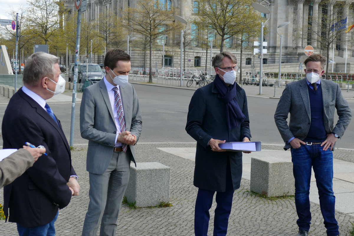 Die religionspolitischen Sprecher von vier Bundestagsfraktionen