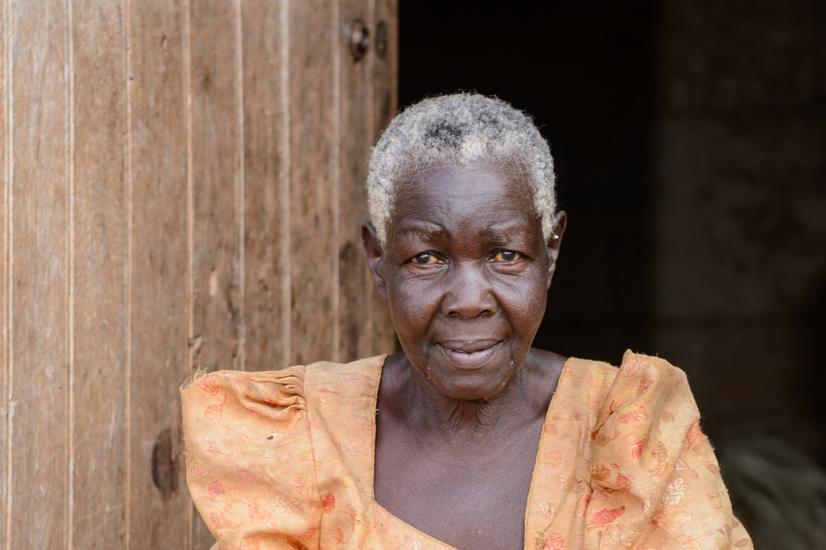 Alte afrikanische Frau