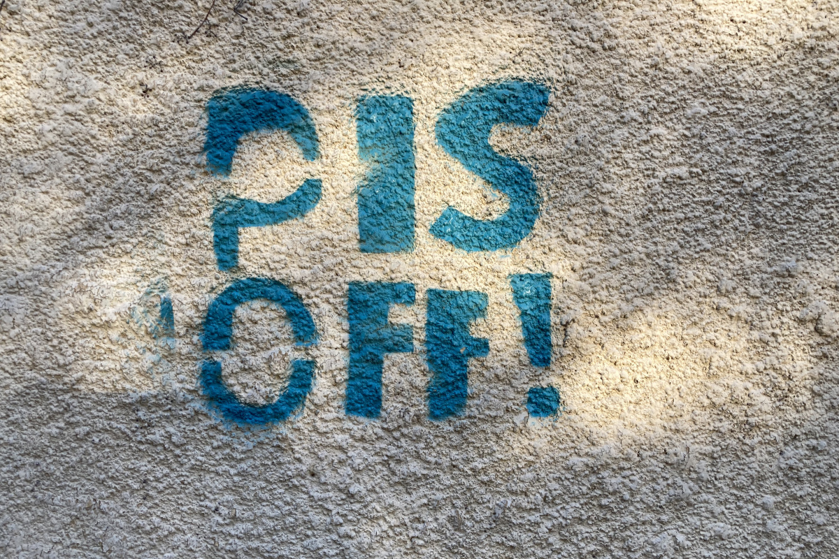 Grafitti in Krakau