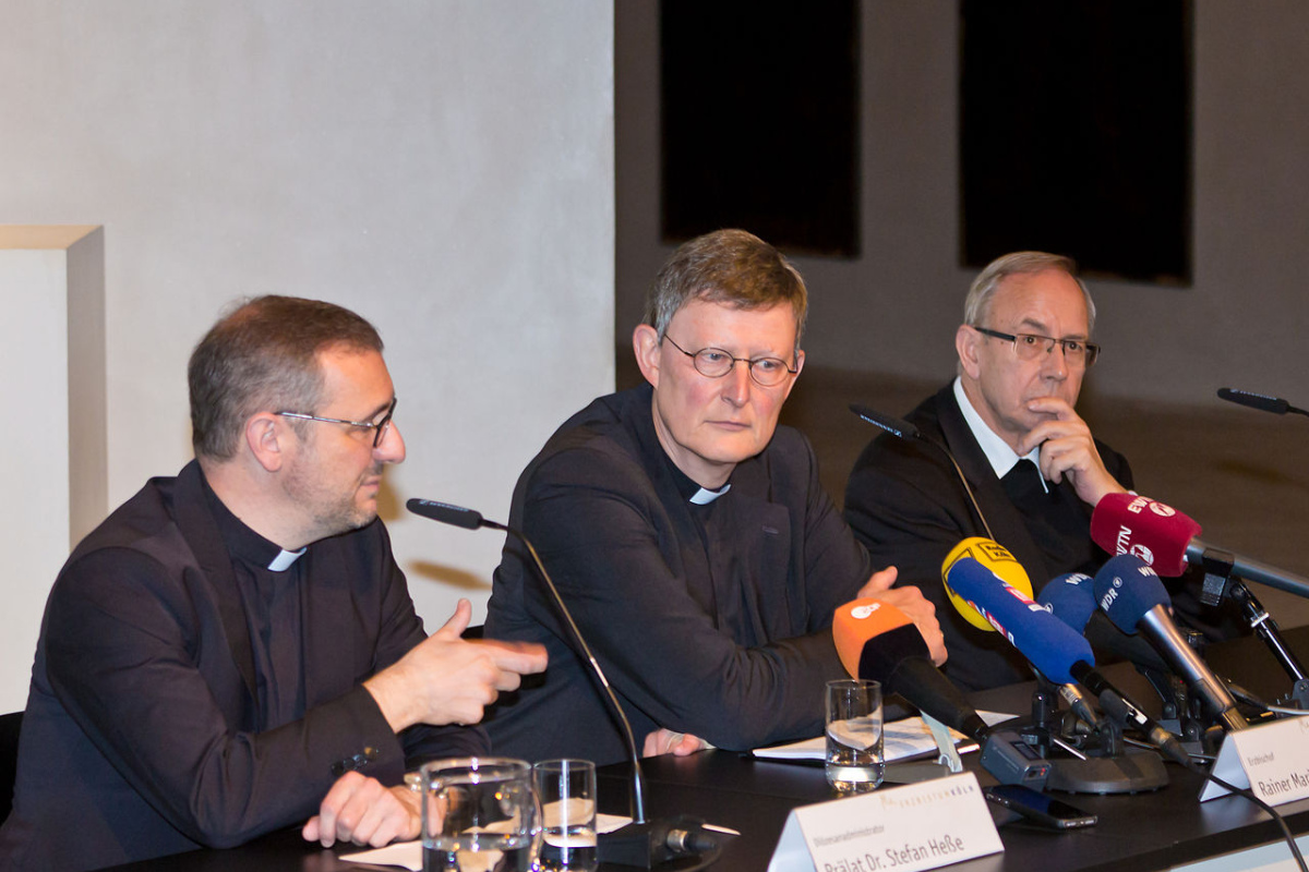 Rainer Maria Woelki mit Norbert Feldhoff und Stefan Heße