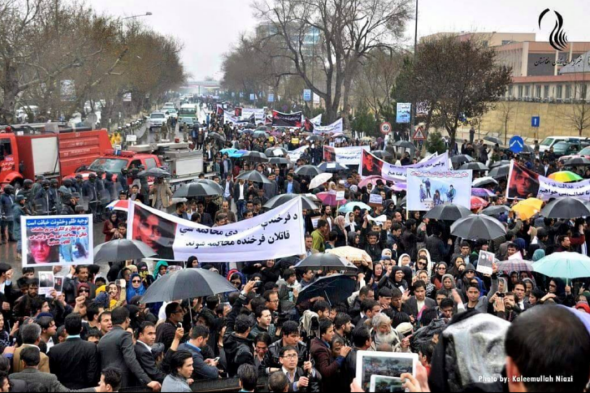 Protest in Kabul