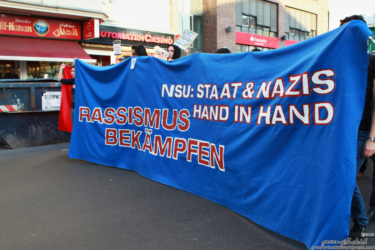 Demo "NSU: Staat und Nazis Hand in Hand" am 01.11.14 in Berlin