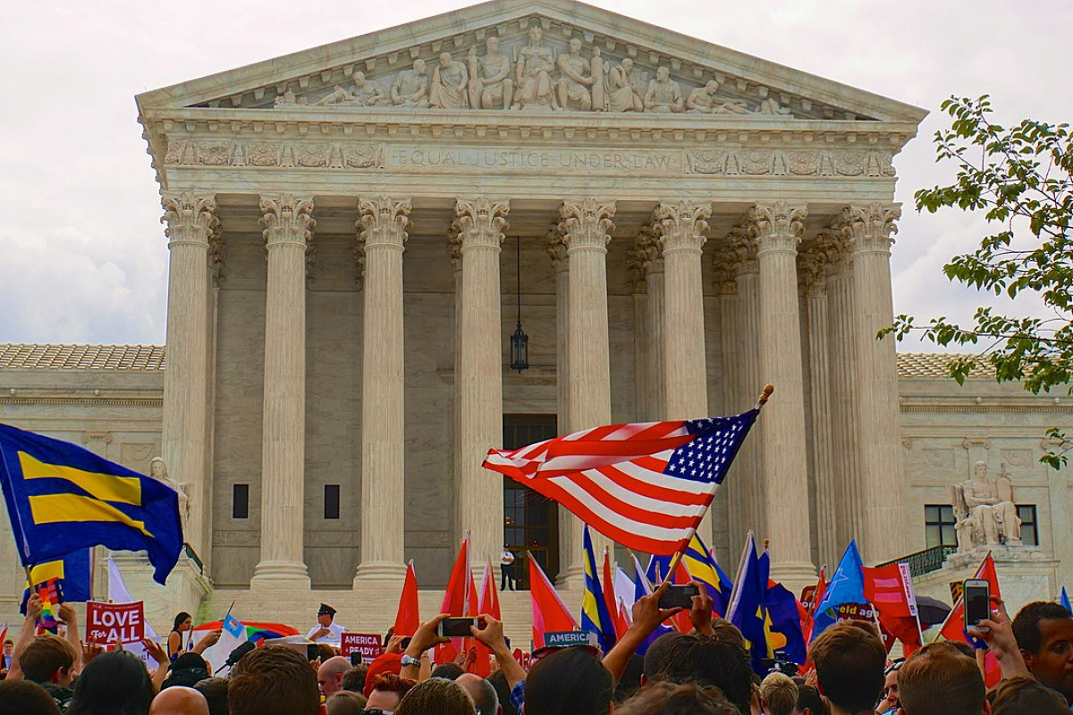 Demonstration vor dem SCOTUS