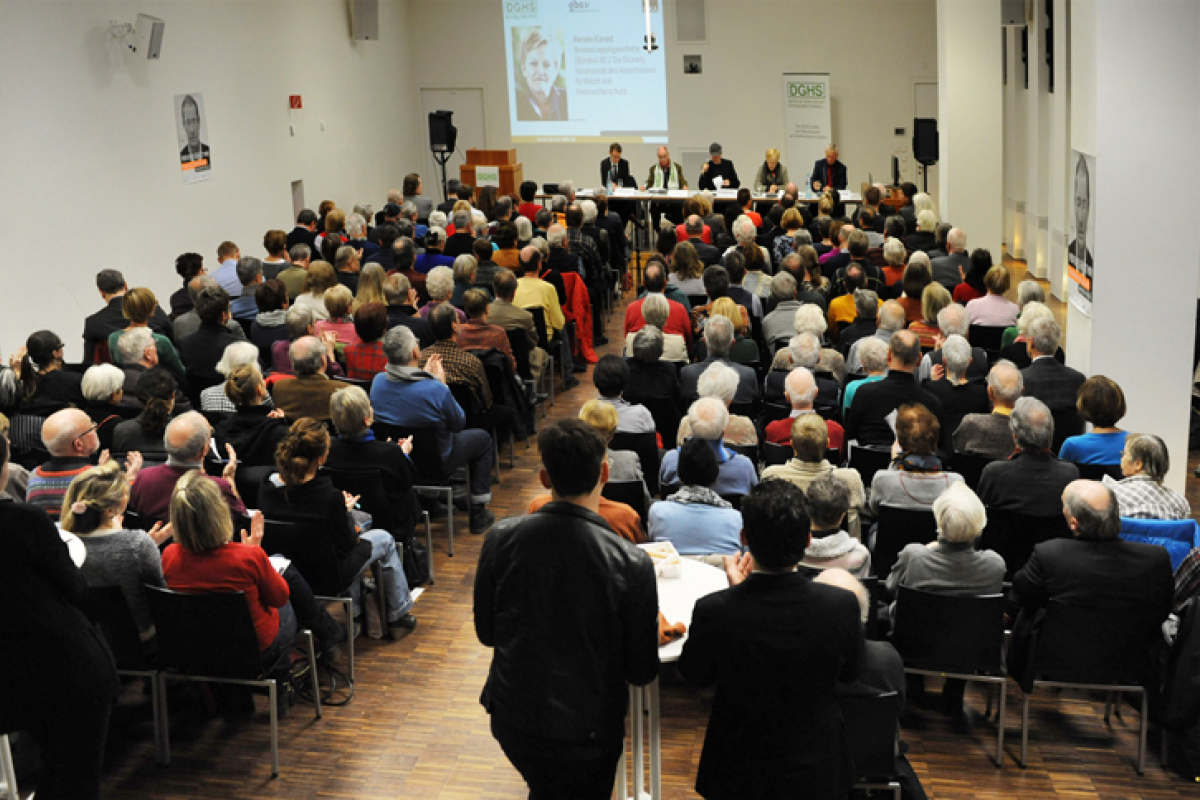 Podium und Publikum
