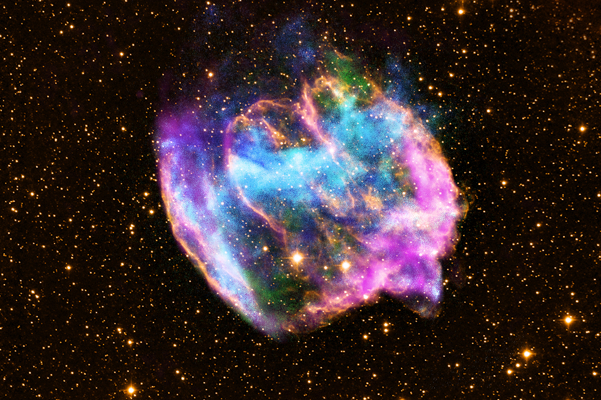 Überrest einer Supernova
