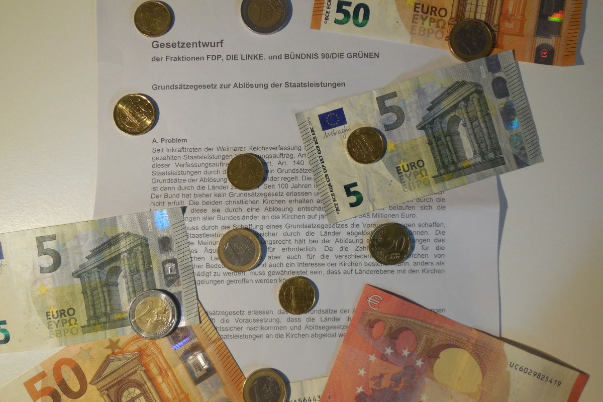 erster Gesetzentwurf zur Ablösung der Staatsleistungen von 2020