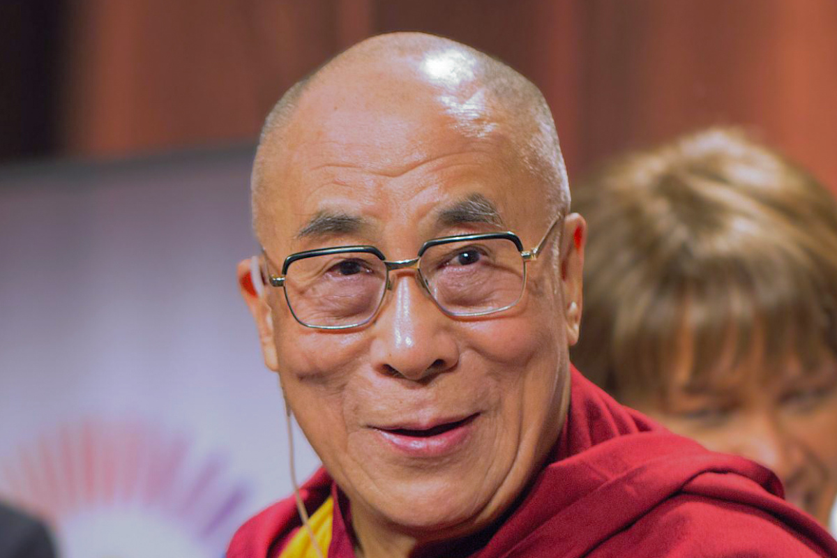 Tenzin Gyatso, der gegenwärtige 14. Dalai Lama (2012)
