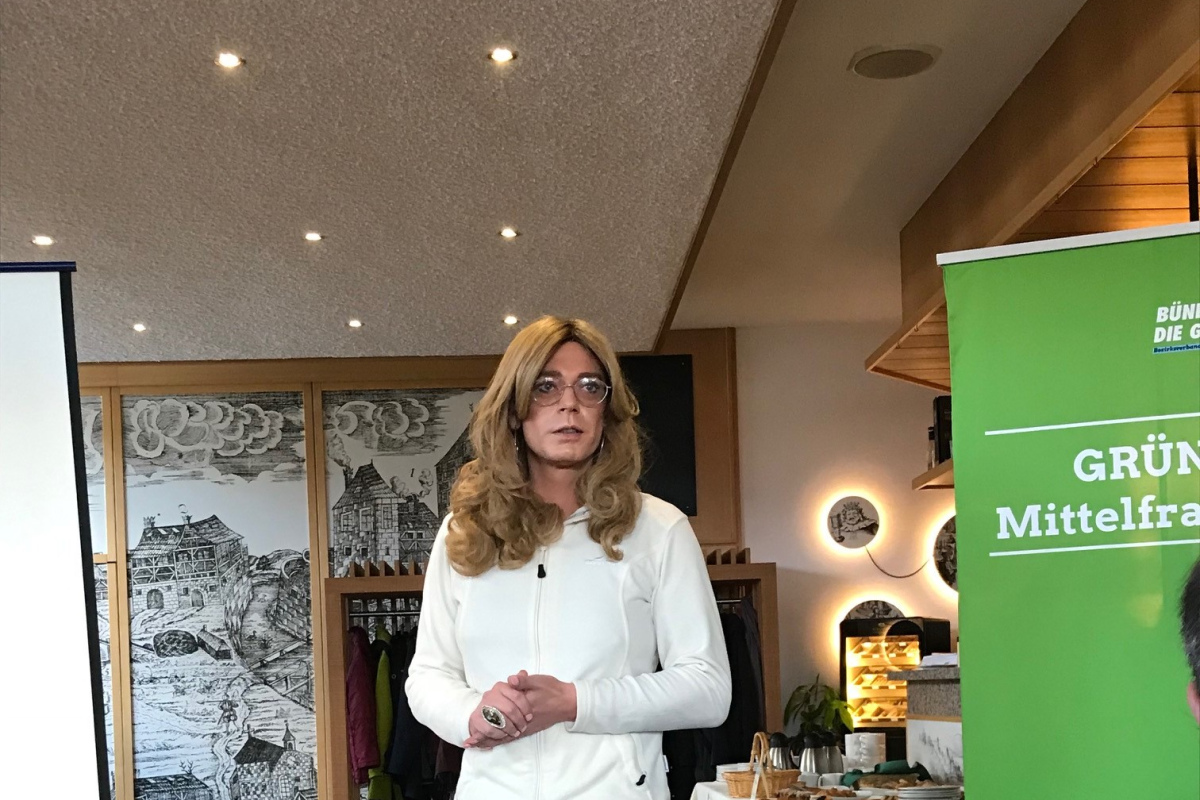Die Nürnberger Landtagspolitikerin Tessa Ganserer