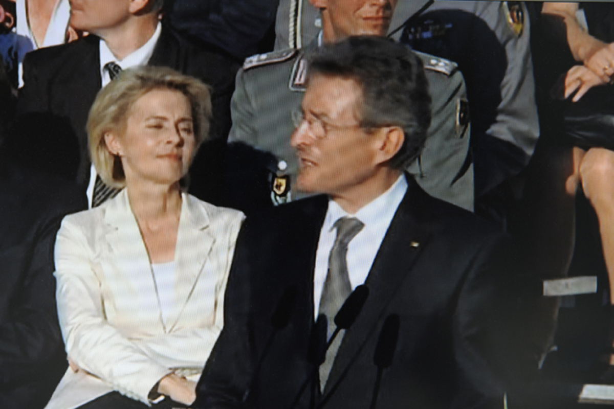Ursula von der Leyen und Wolfgang Huber