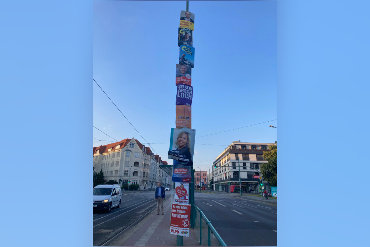Wahlplakate zur Europawahl 