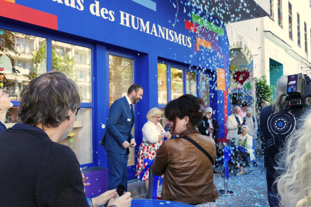 Eröffnung des "Hauses des Humanismus" am 21. Juni 2022 in Berlin